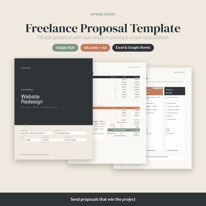 Proposal Template preview